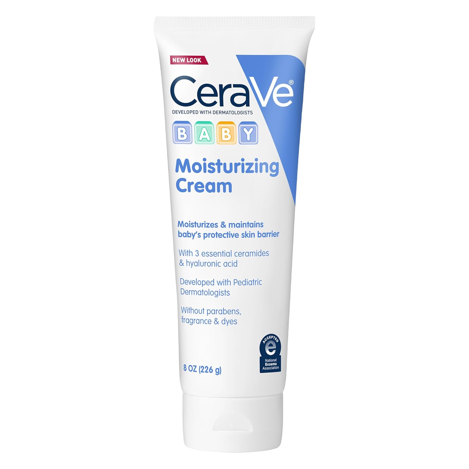CeraVe Baby Cream. Moisturizer with Ceramides. Fragrance-Free. 8oz | Rich. Non-Greasy Baby Moisturizer That Hydrates Delicate Skin. Free Of Fragrance. Parabens. Dyes and Phthalates