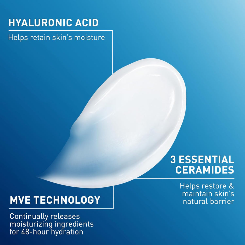 CeraVe Moisturizing Cream. Face Body Moisturizer. Normal to Dry Skin. 8 Fl Oz