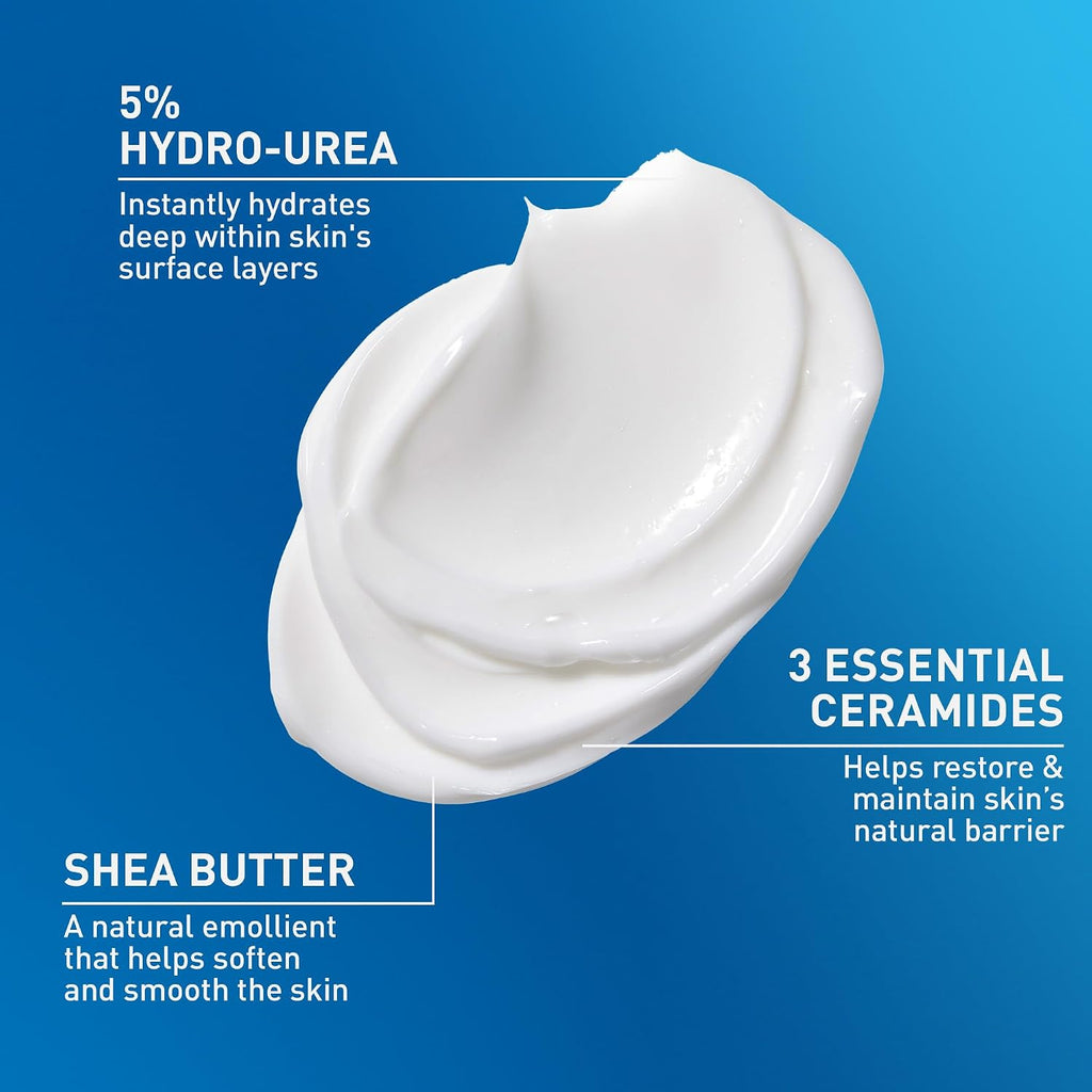 CeraVe Intensive Moisturizing Cream with Shea Butter for Dry Skin. 19oz | Skin Care. Instant Hydration. Body Care. Skin Barrier Repair. Body Cream. Fragrance Free. Extremely Dry Skin