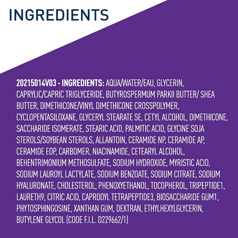 CeraVe Skin Renewing Night Cream. Niacinamide. Peptide Complex. and Hyaluronic Acid Moisturizer for Face. 1.7 Ounce. Packaging may Vary (Pack of 12)