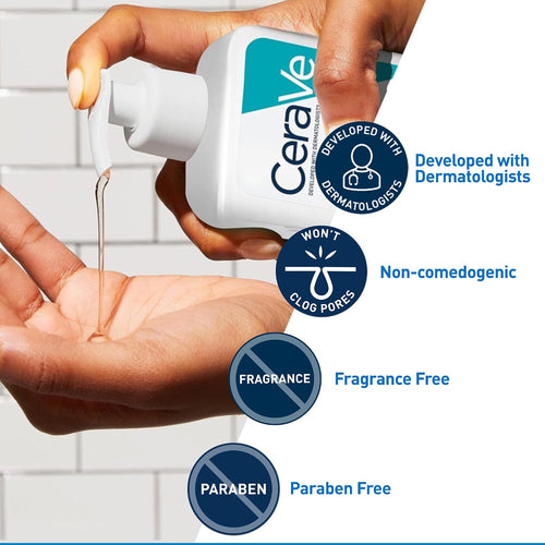 CeraVe Acne Control Cleanser. Face Wash with 2% Salicylic Acid. 8 oz | Skin Care with Niacinamide. Acne Face Wash. Acne Treatment For Face. Ceramides. Fragrance Free. Gentle. Oil Absorbing Clay