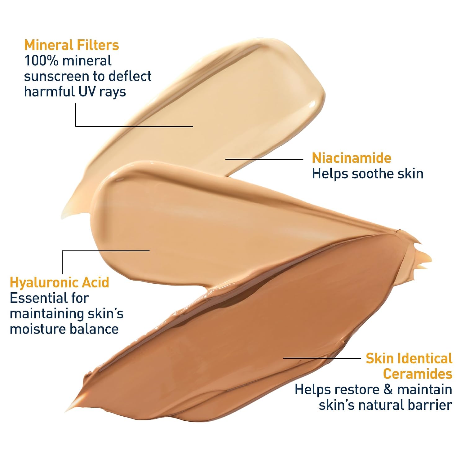CeraVe Tinted Sunscreen for Face. Mineral SPF 30 Moisturizer. Medium. 1.7oz | Skin Care. Face Sunscreen. Hyaluronic Acid. Zinc Oxide. Titanium Dioxide. Sheer Tint. Healthy Glow. Blends Seamlessly