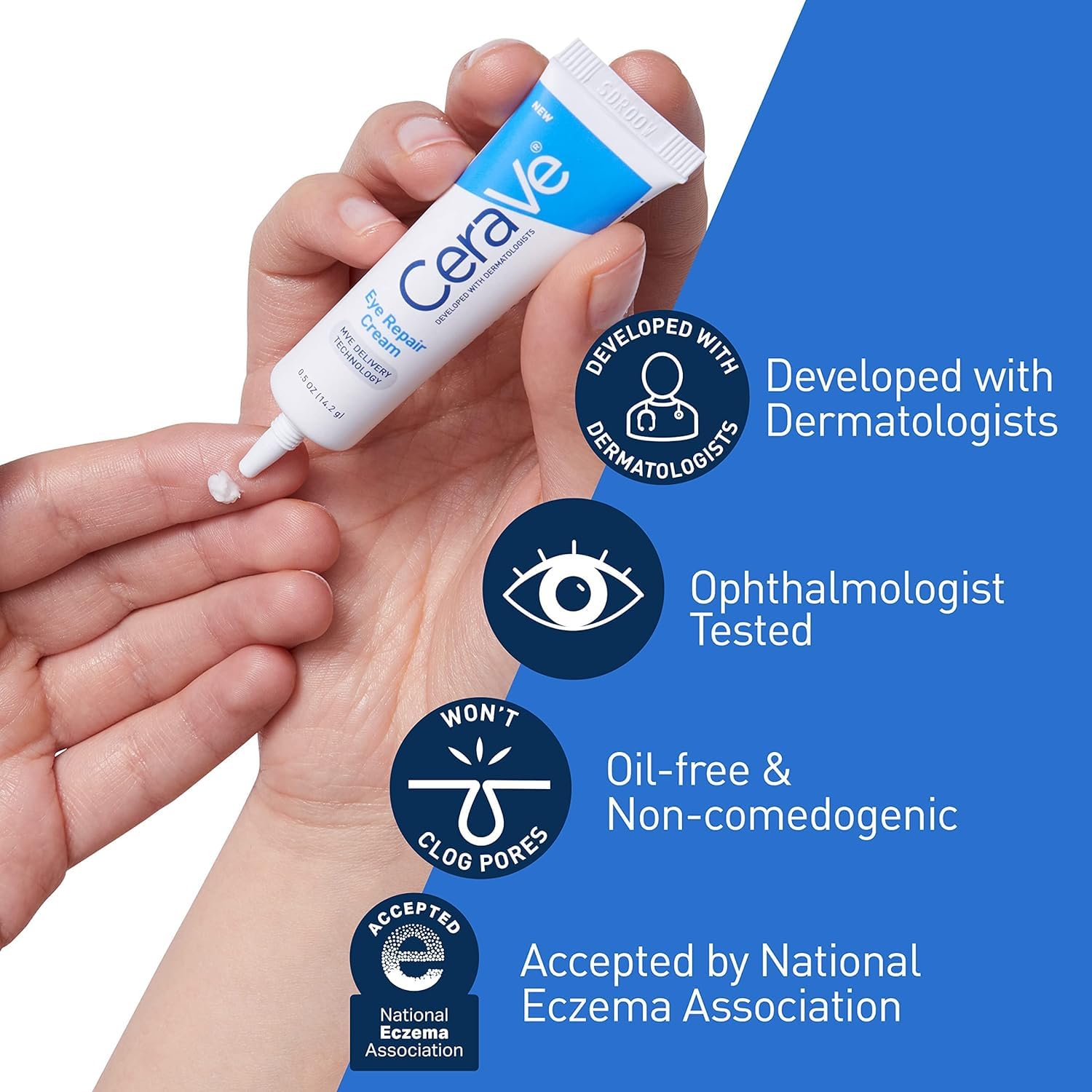 CeraVe Eye Repair Cream 0.5 oz (Pack of 5)