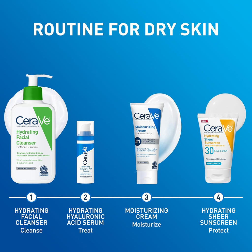 CeraVe Moisturizing Cream. Face Body Moisturizer. Normal to Dry Skin. 8 Fl Oz