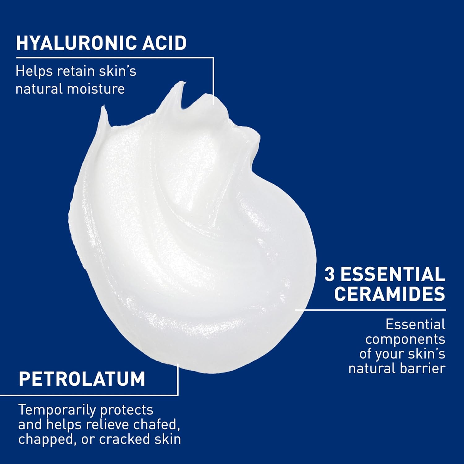 CeraVe Healing Ointment. Hyaluronic Acid Skin Protectant for Dry Skin. 12oz | Barrier Cream. Skin Care for Face & Body. Skin Barrier Repair with Ceramides & Petrolatum. Fragrance Free. Lanolin Free