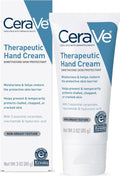 CeraVe Therapeutic Hand Cream. Hyaluronic Acid & Niacinamide Lotion. 3oz | Dermatologist-Tested Dimethicone Hand Lotion Protects Over-Worked Skin; Ideal Hand Cream For Dry Cracked Hands
