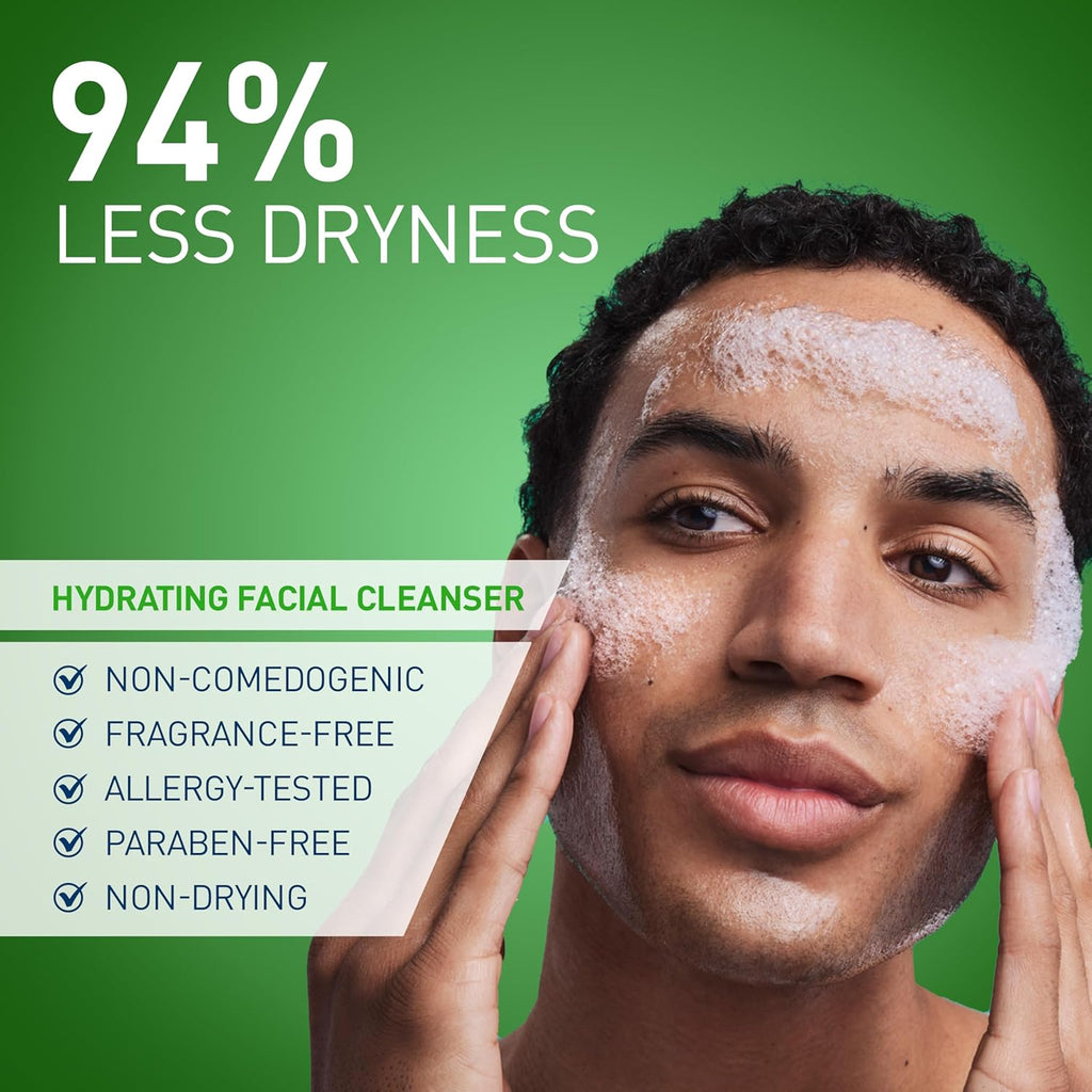 CeraVe Hydrating Cleanser with Hyaluronic Acid. Face Wash for Dry Skin.16oz | Skin Care For Men and Women. Daily Cleanser & Makeup Remover with Glycerin & Ceramides. National Eczema Association Certified