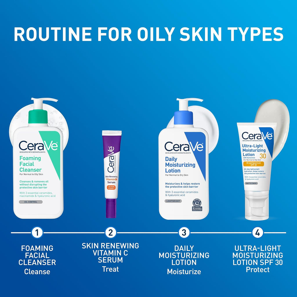 CeraVe Daily Moisturizing Lotion. Face and Body Lotion. Skin care. 19oz | Hyaluronic Acid. Lotion For Dry Skin. Skin Barrier Repair. Ceramide Moisturizer. For Men and Women. Fragrance Free. Oil-Free