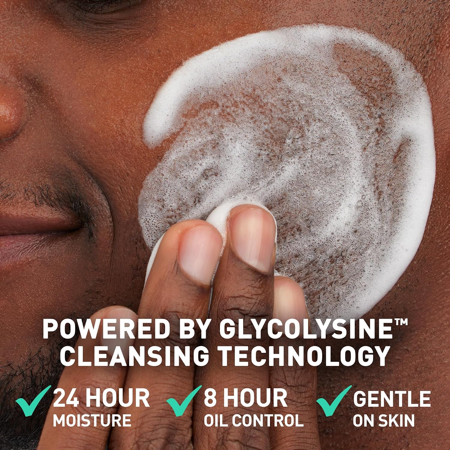 CeraVe Balancing Air Foam Face Wash.Foaming Facial Cleanser Combination Skin.8HR Oil Control.24HR Hydration.Fragrance-Free & Non-Comedogenic.With Glycolysine™ & 3 Essential Ceramides.8oz.(Pack of 2)