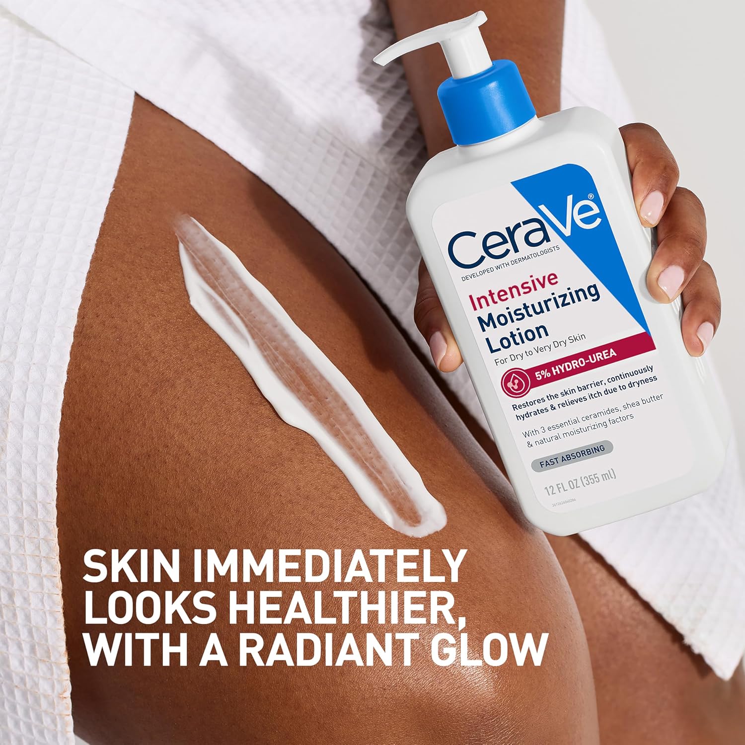 CeraVe Intensive Moisturizing Lotion. Shea Butter Body Lotion. 16oz | Skin Care. Relieves Signs Of Dry Skin with Hydro-Urea & Shea Butter In A Non-Greasy Formula For Rough. Tight and Itchy Skin