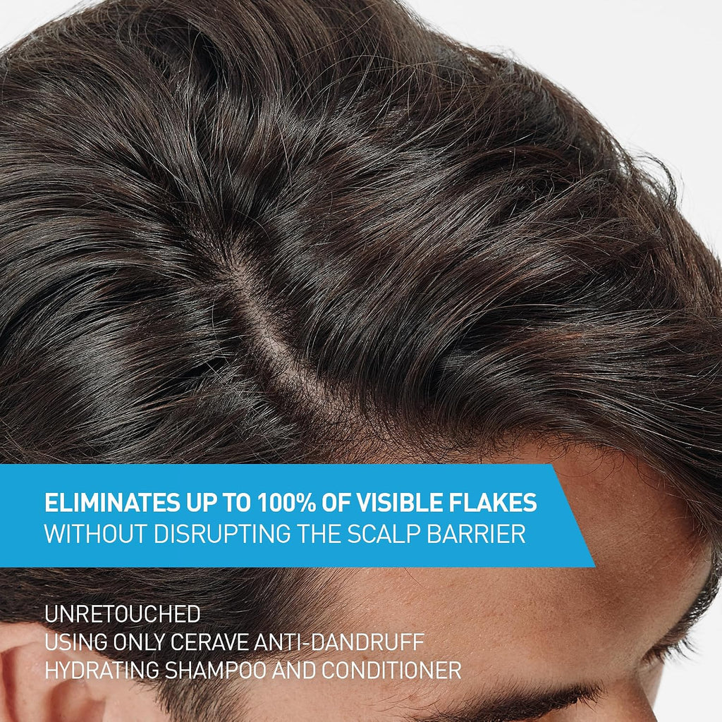 CeraVe Hydrating Anti Dandruff Shampoo. 1% Pyrithione Zinc Dandruff Treatment With Ceramides. Niacinamide. Hyaluronic Acid. Eliminate Flake.Provides Itchy Scalp Relief. Sulfate-Free. 12 Oz (Pack of 2)
